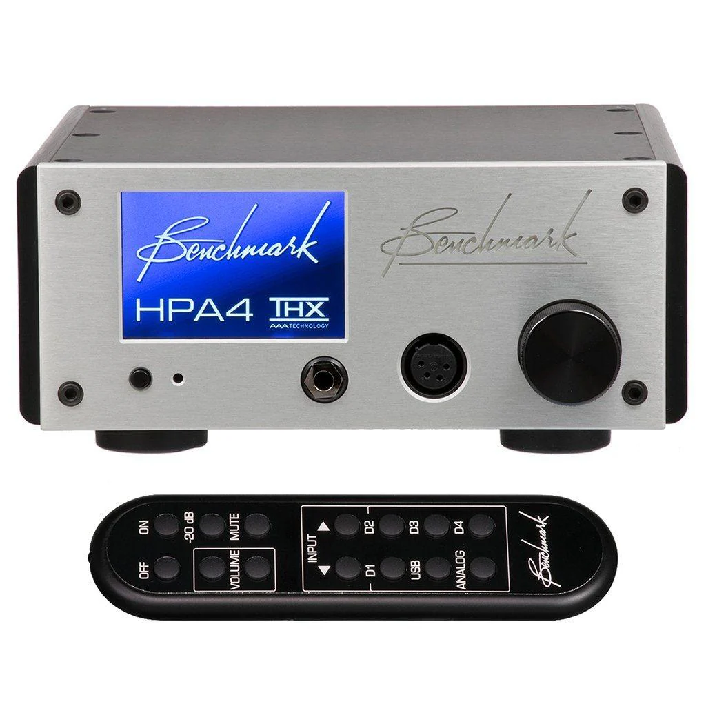 Benchmark HPA4 Desktop Headphone Amplifier (SILVER) - Image 2