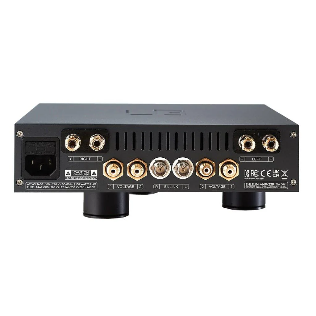Enleum Amp-23r Desktop Headphone & Speaker Amplifier - Open Box - Image 3