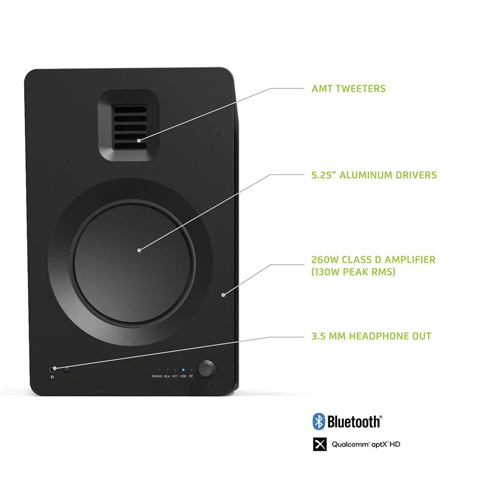 Kanto TUK Powered Bookshelf Speakers - Image 4