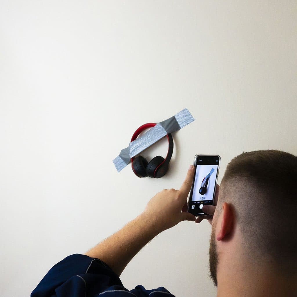 Mediocre Headphones on Wall - Image 4