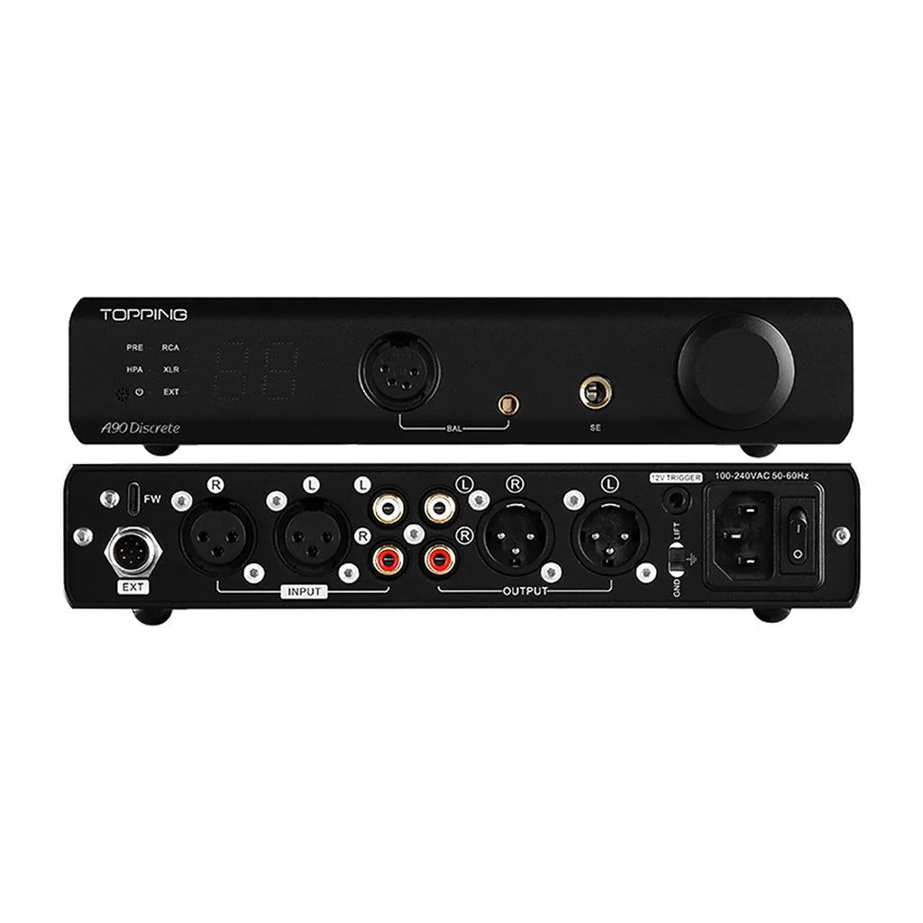 Topping A90 Discrete Balanced Headphone Amplifier & Pre-Amplifier (Discontinued) - Image 4