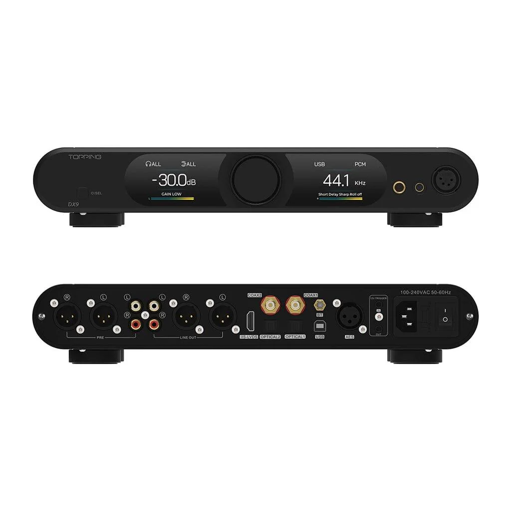 Topping DX9 DAC, Headphone Amplifier and Pre-Amp - Image 2