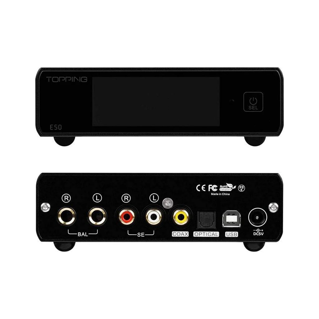 Topping E50 Desktop Digital to Analog Convertor (DAC) - Image 3