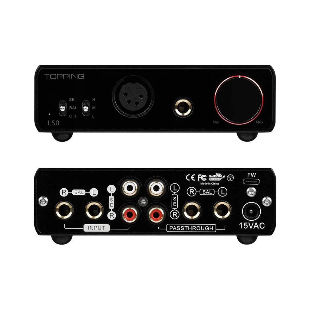 Topping L50 Desktop Headphone Amplifier - Image 3